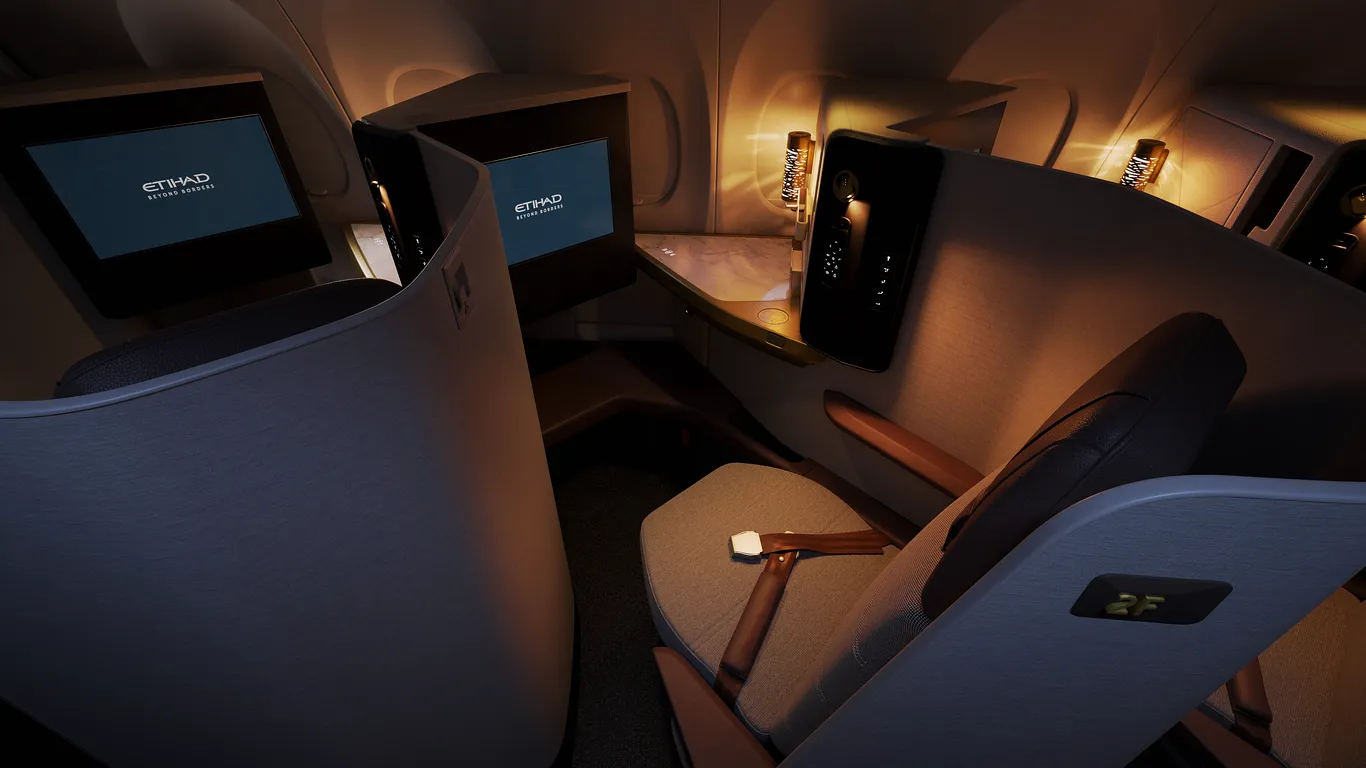 阿提哈德長途豪華體驗 引進中短程航線 全新 A321LR 正式亮相：商務艙