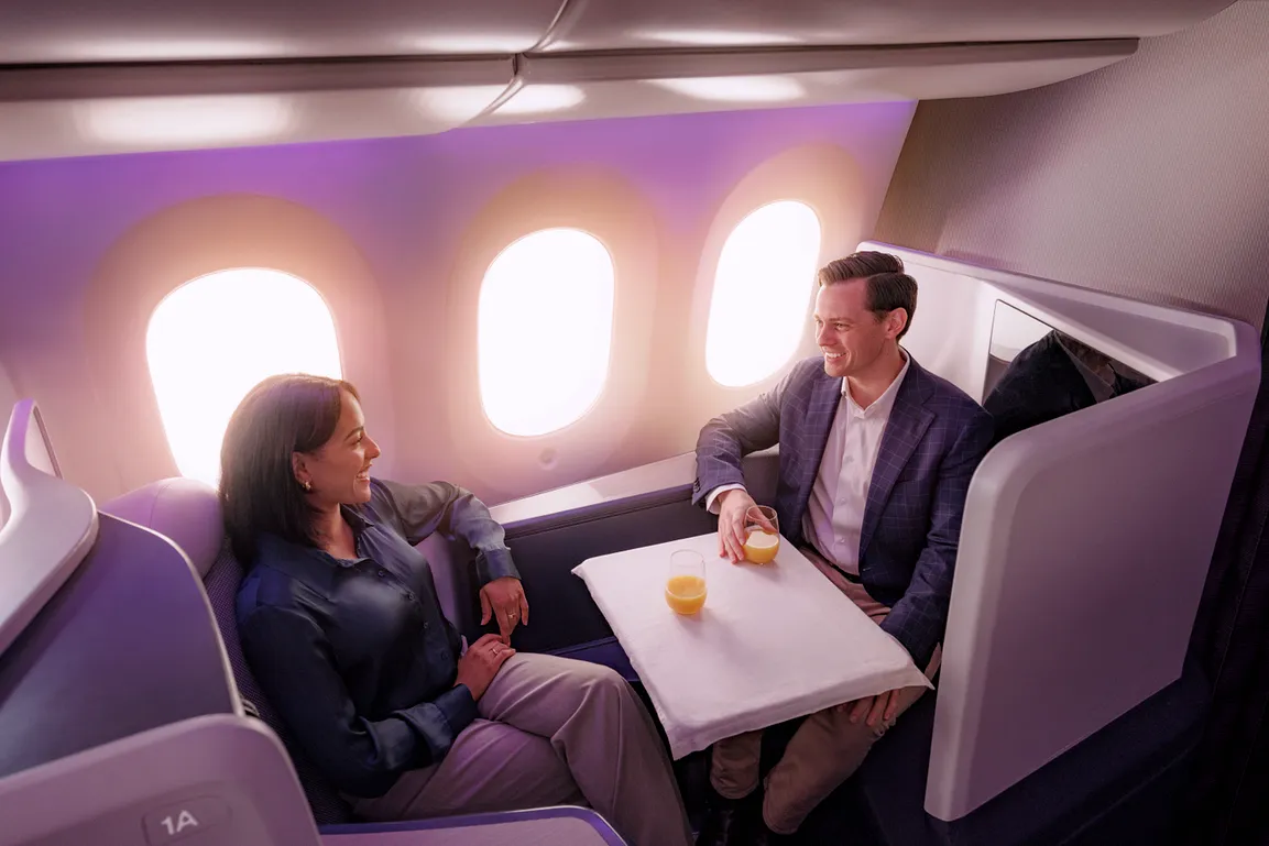紐西蘭航空首架改裝 配有全新客艙的 787 將於五月投入營運：全新商務艙Luxe客艙座位