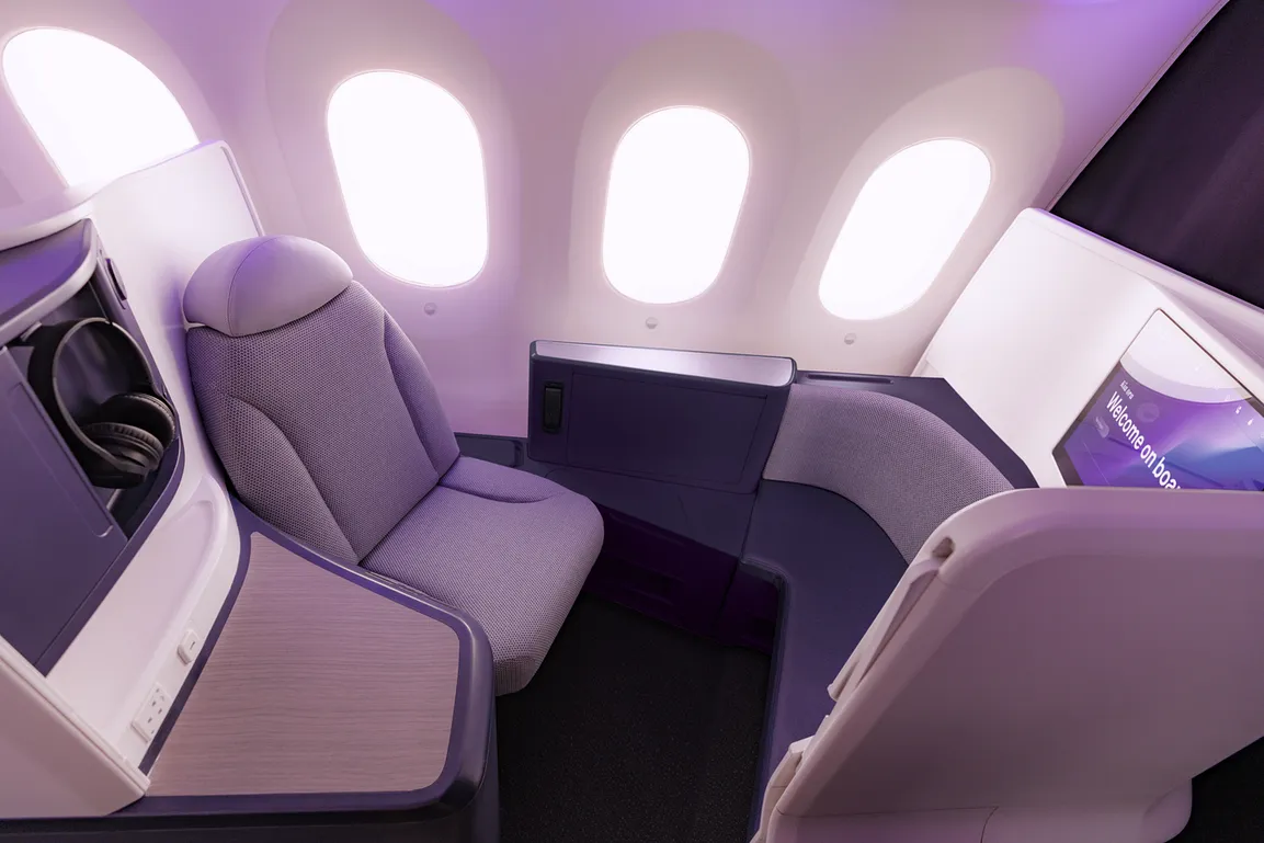 紐西蘭航空首架改裝 配有全新客艙的 787 將於五月投入營運：全新商務艙Luxe客艙座位