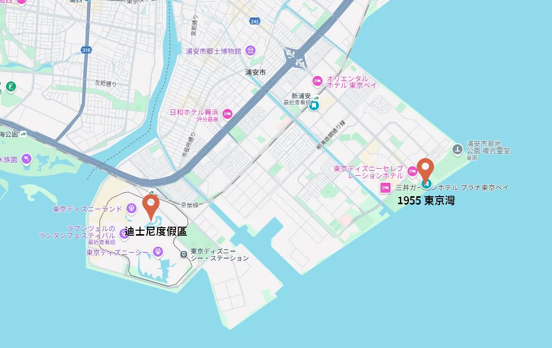 The hotel is very close to Tokyo Disney Resort The hotel is very close to Tokyo Disney Resort