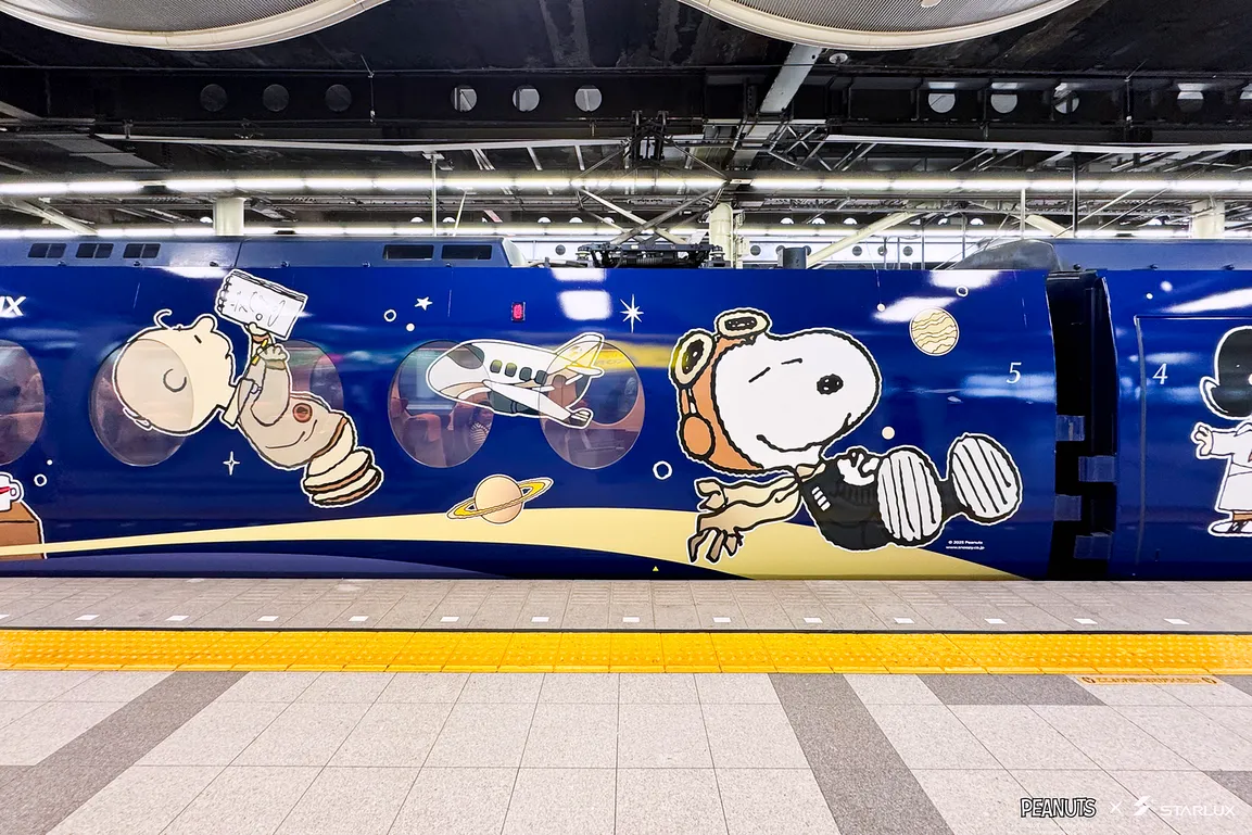 南海電鐵 Rapi:t 特急列車「PEANUTS x STARLUX」星宇航空史努比彩繪塗裝 將於 6 月 29 日開始運行！跟著史努比與夥伴們啟程奔向宇宙：「PEANUTS x STARLUX」星際漫遊主題列車