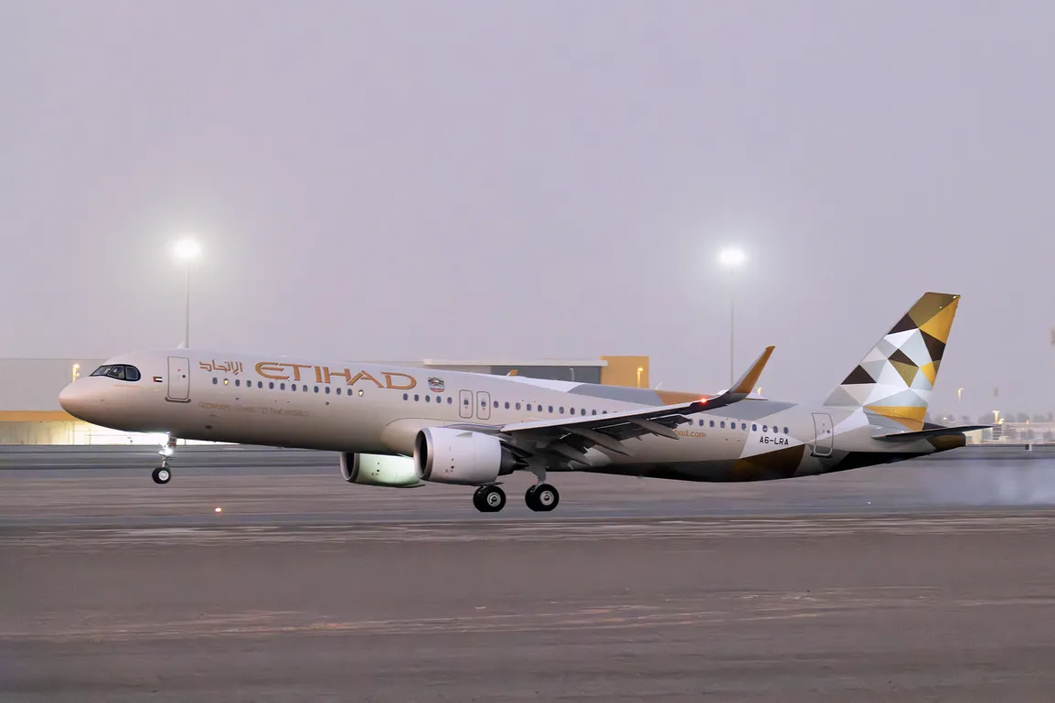 阿提哈德航空 (Etihad Airways) 首架空中巴士 A321LR 抵達阿布達比 (Abu Dhabi) - 這裡胡說 JL TALKS