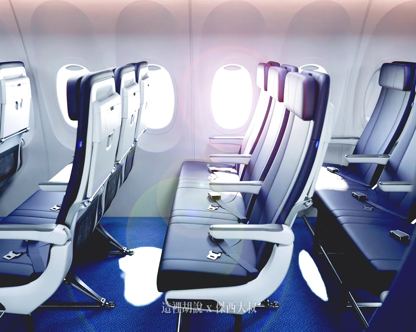 波蘭航空最新737- MAX 客艙設計 圖/波蘭航空