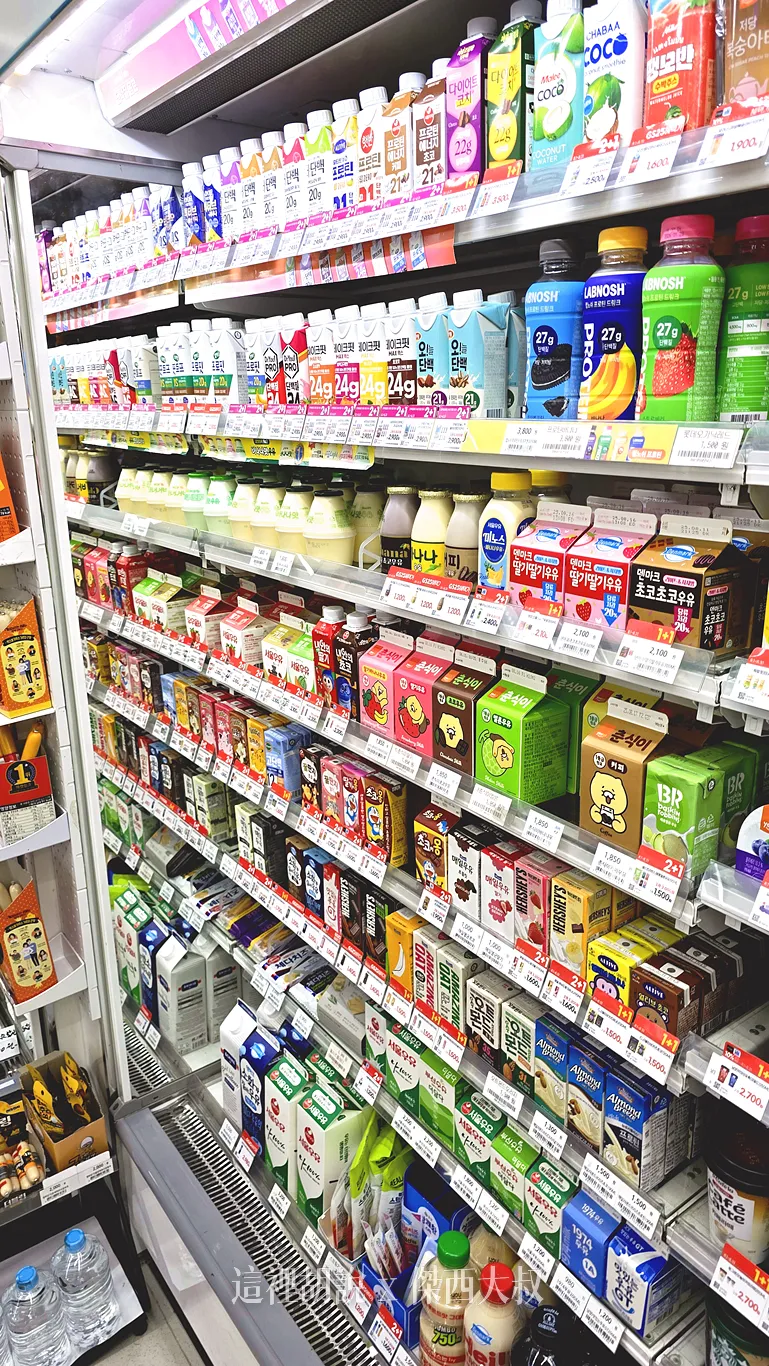 乳製品選項，蠻大一部份都是調味乳