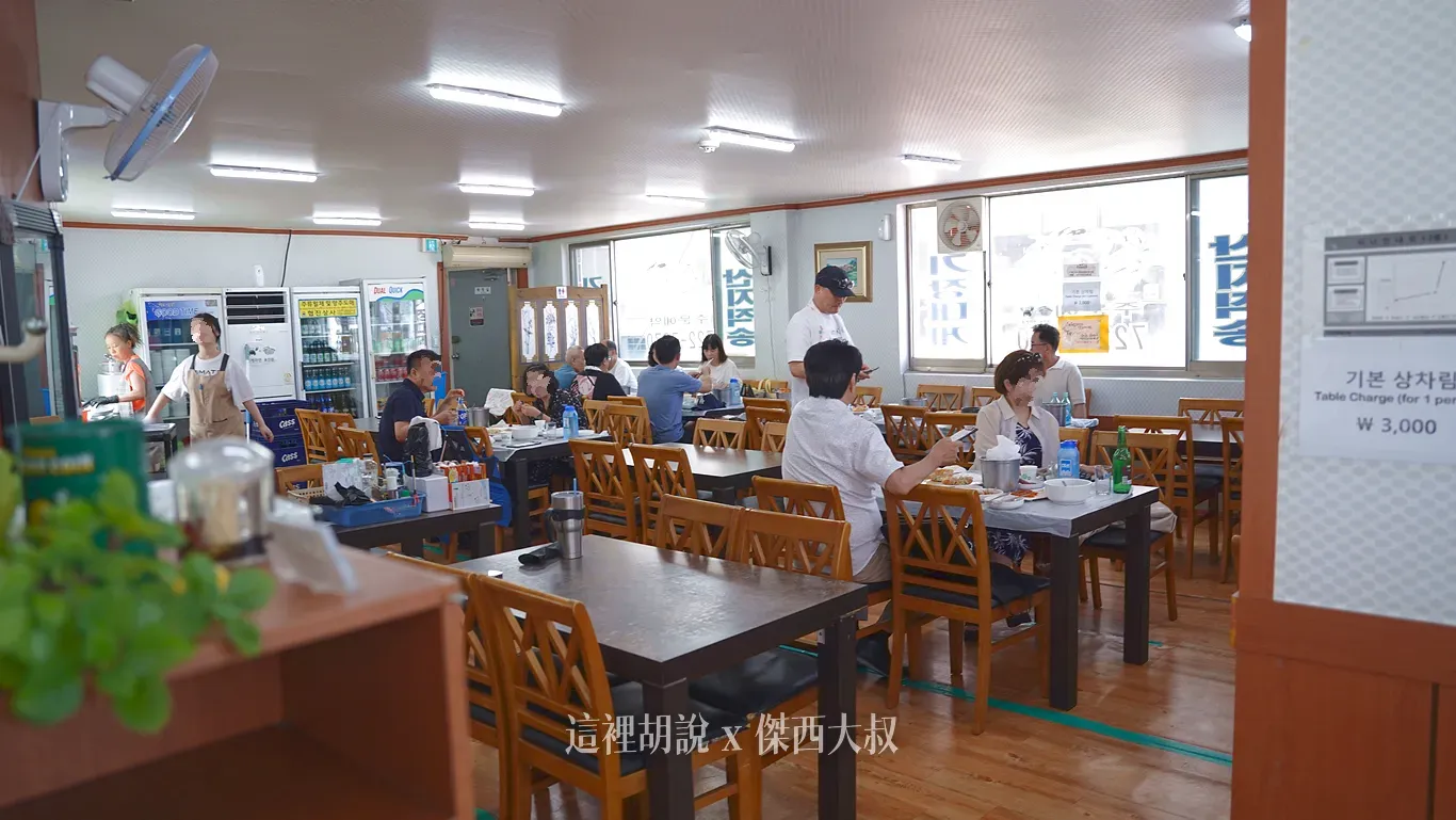 二樓的用餐環境都是餐桌