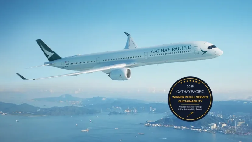 國泰榮獲 Airline Ratings 2025永續發展獎項 集團持續加強氣候行動及資源循環措施，以應對對環境的衝擊 - 這裡胡說 JL TALKS
