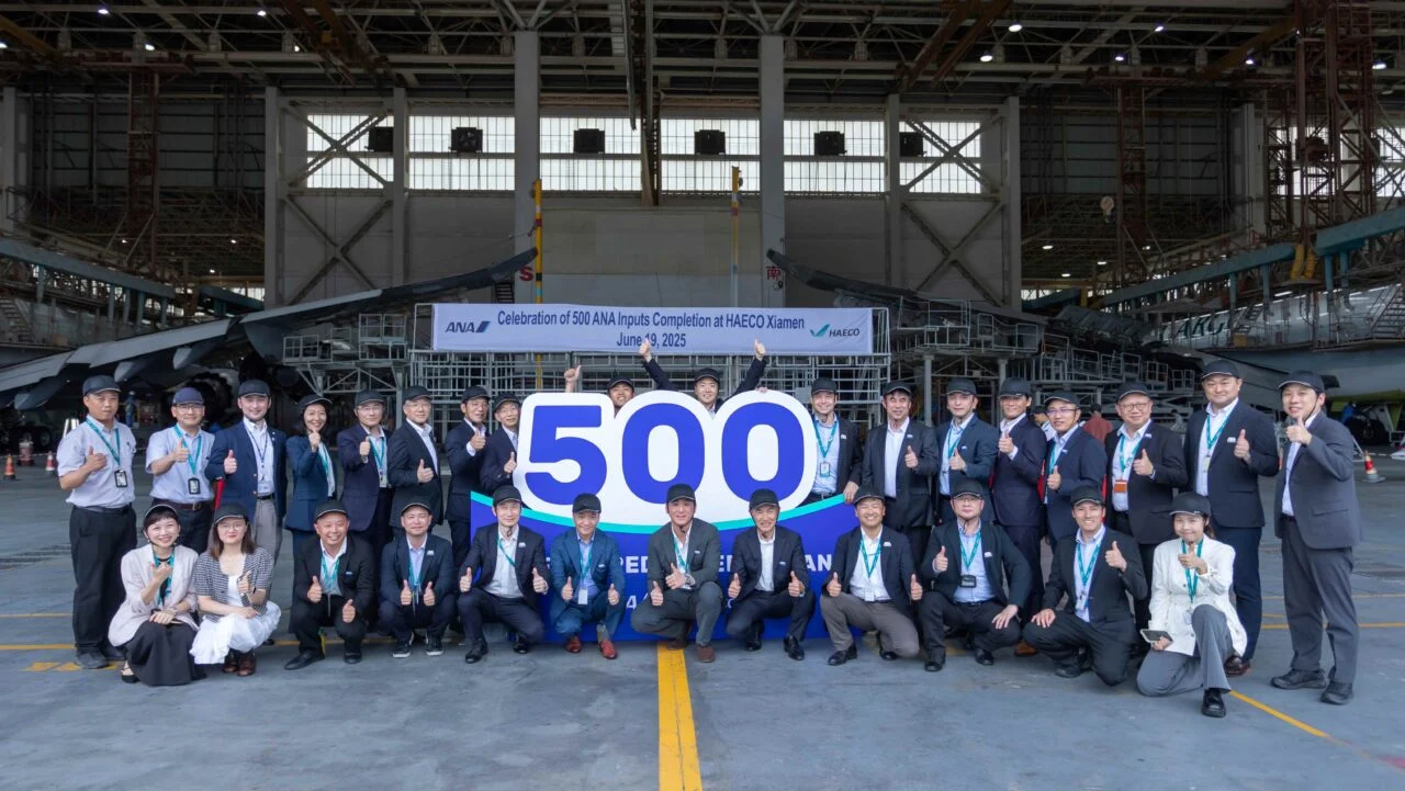 港機集團為全日空完成第 500 架飛機進廠維修 - 這裡胡說 JL TALKS