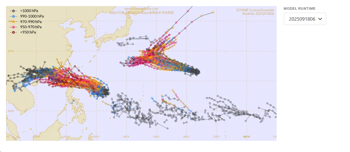 航空事件簿  2025/09 米塔颱風 樺加沙颱風 浣熊颱風：9/19 清晨