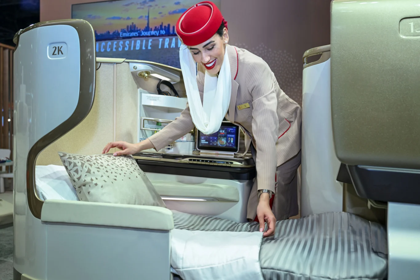 阿聯酋航空 (Emirates) 的新床墊罩 阿聯酋航空 (Emirates) 的新床墊罩
