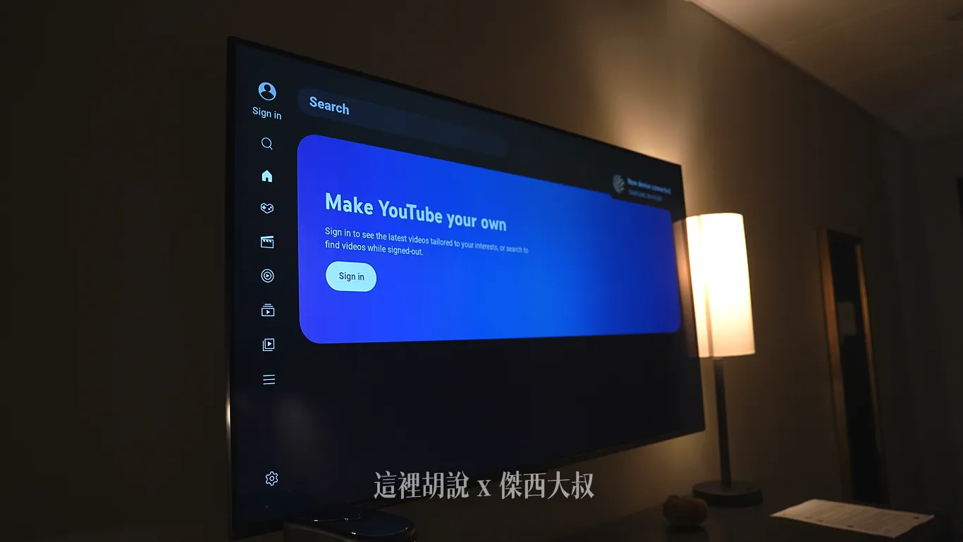 可以使用CHROMECAST投影畫面到電視上