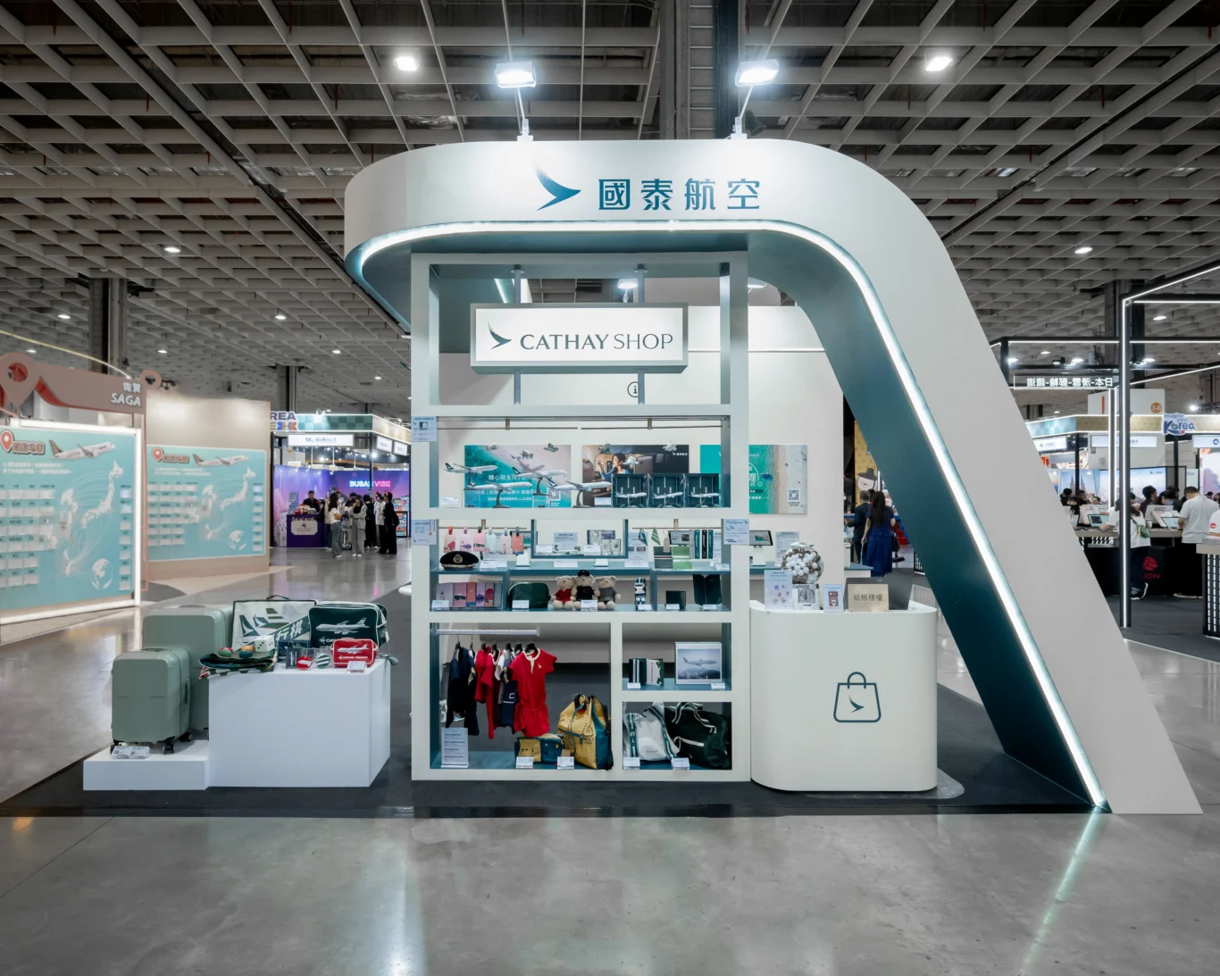 6-3. 國泰航空於2025 ITF 台北國際旅展攤位（J1016）。
