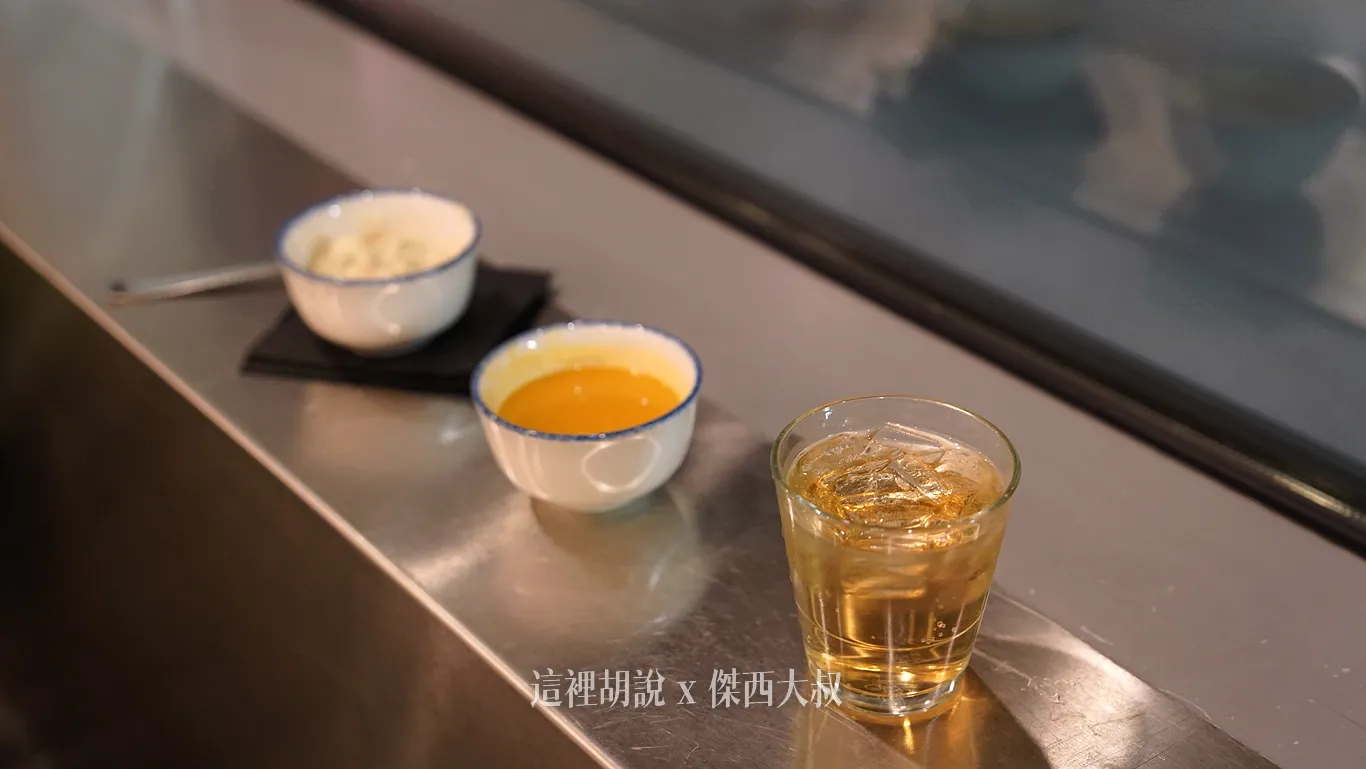 南瓜濃湯、薑汁汽水