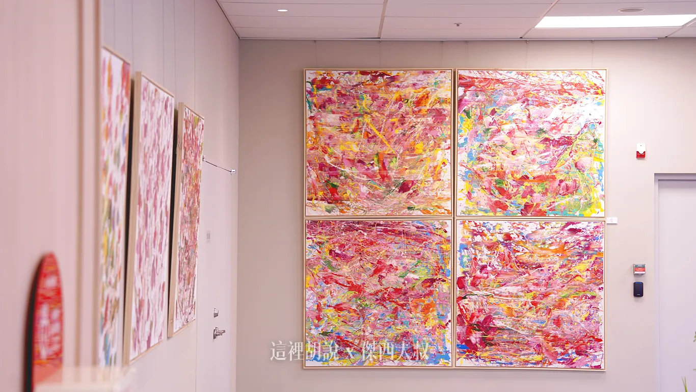 將藝術帶進松山機場 環亞機場貴賓室 舉辦聯展《福爾摩沙・四季之歌》搭配林口國中弦樂團 以音樂開展：王勁之