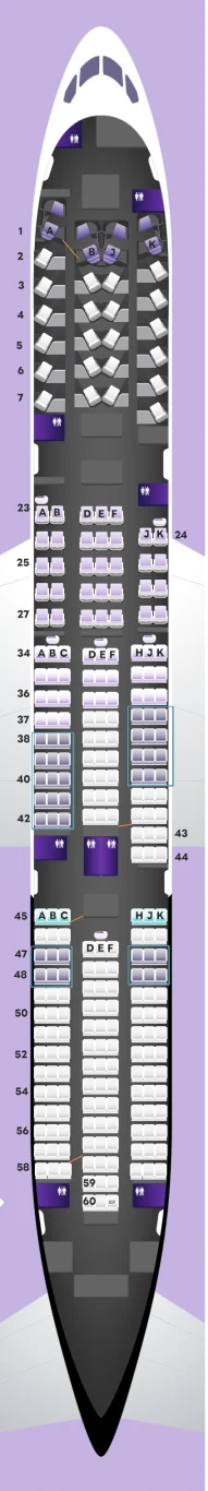 紐西蘭航空懶人包 777/787 各艙等座位圖/座位選擇  2026四月啟用最新787飛行 全新硬體規劃：787-9 V4