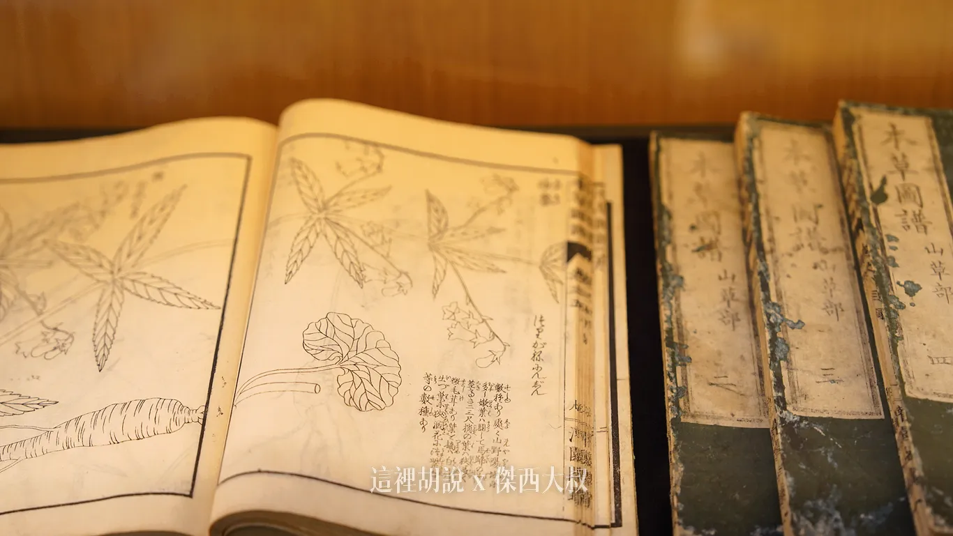 日本江戶時代植物學巨著，書名為 《本草圖譜》記錄了 19 世紀日本植物知識的百科全書