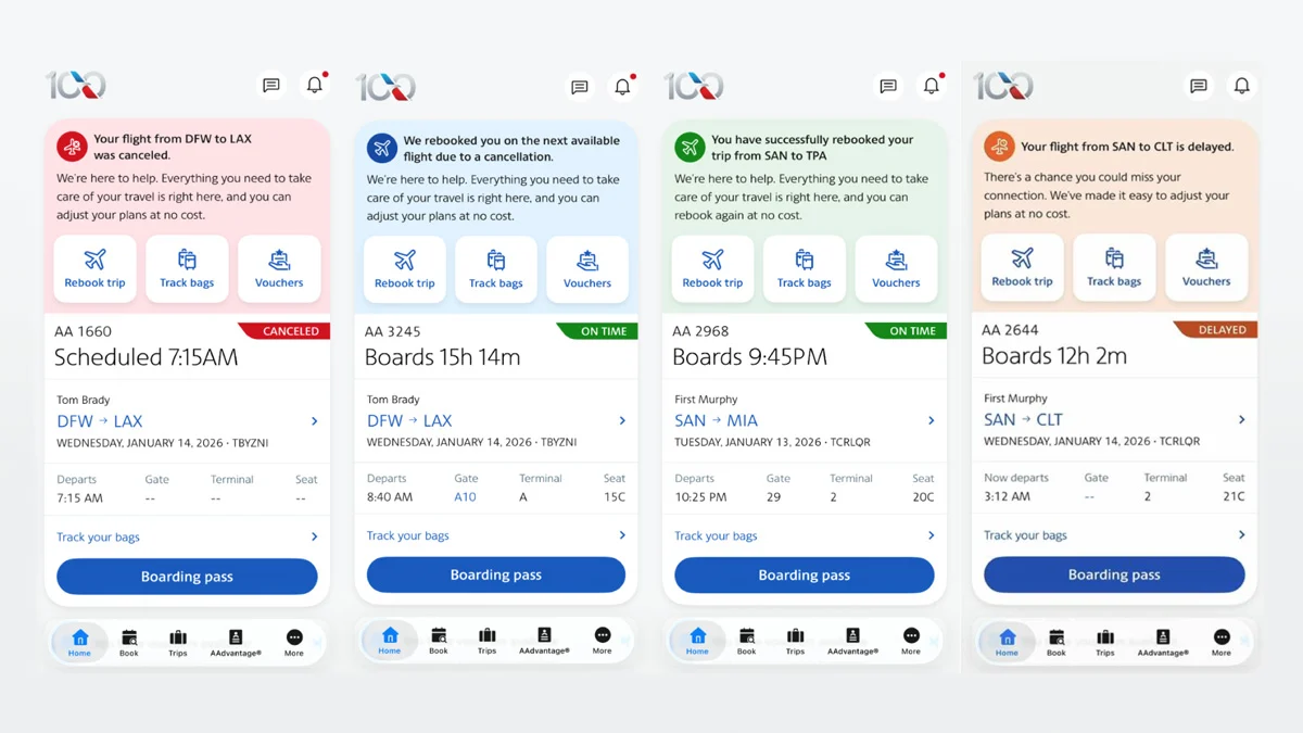 化航班異動為決策主導權：美國航空透過 App 新功能賦予旅客更多自主權 - 這裡胡說 JL TALKS