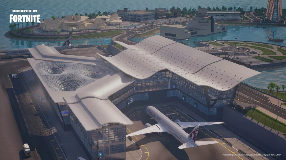 「QVerse 島嶼」：卡達航空在《要塞英雄》推出首個數位目的地 - 這裡胡說 JL TALKS