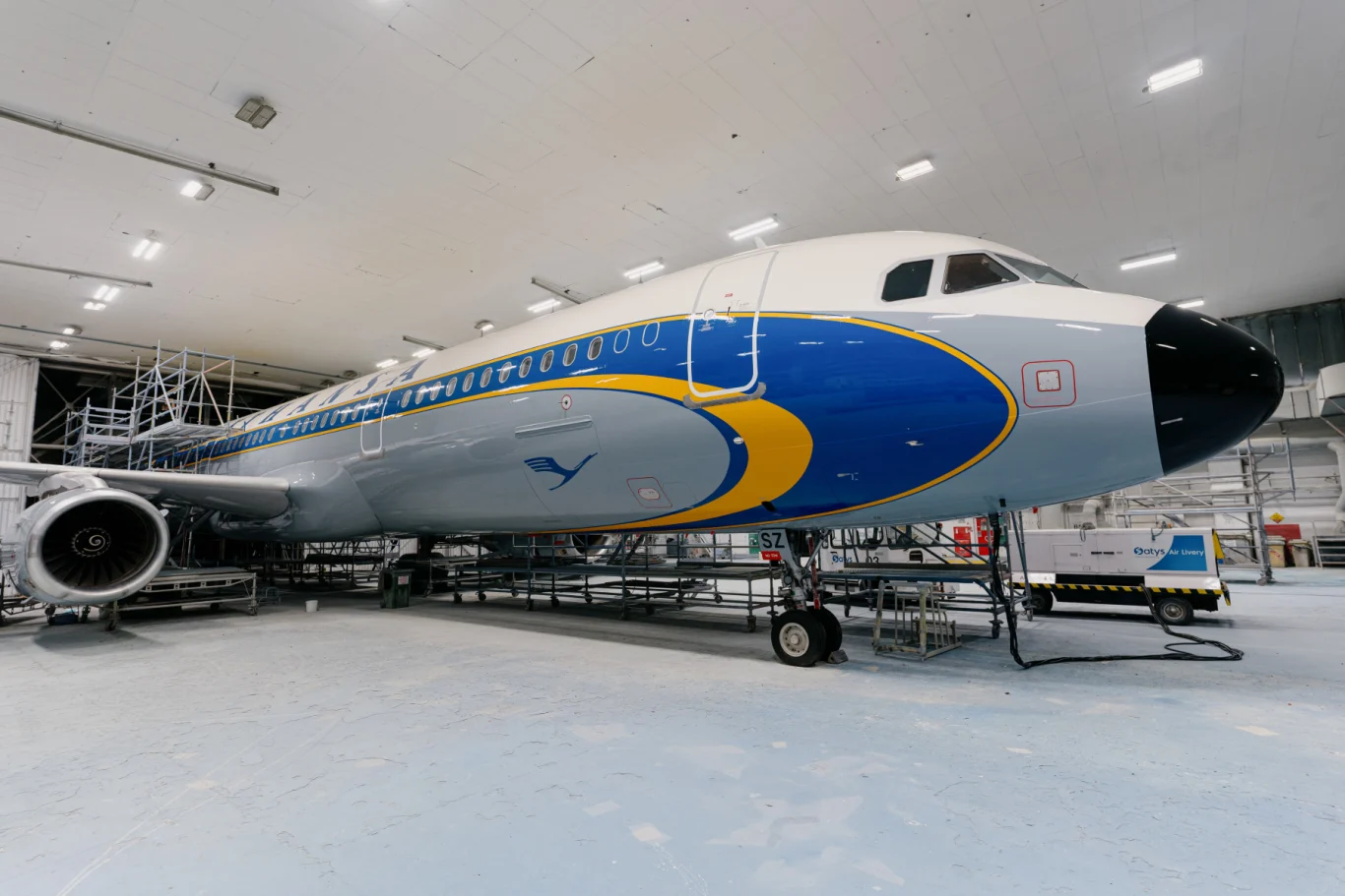 漢莎航空完成復古塗裝A321 以歷史悠久的復刻『洛克希德超級星座號』展現百年飛行風采：復古塗裝A321