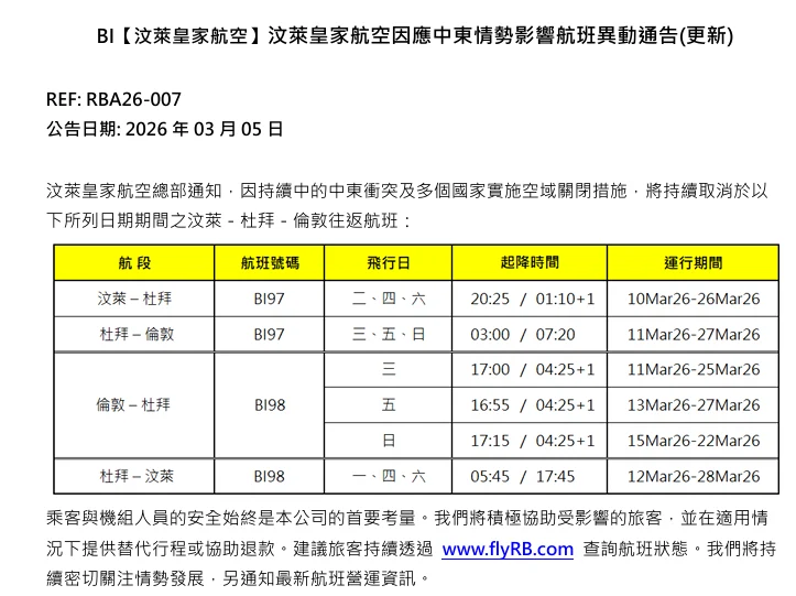 航空事件簿:2026/2/28 中東衝突航班取消 主要影響:阿聯酋、阿提哈德、卡達:事件記錄 航空事件簿:2026/2/28 中東衝突航班取消 主要影響:阿聯酋、阿提哈德、卡達:事件記錄