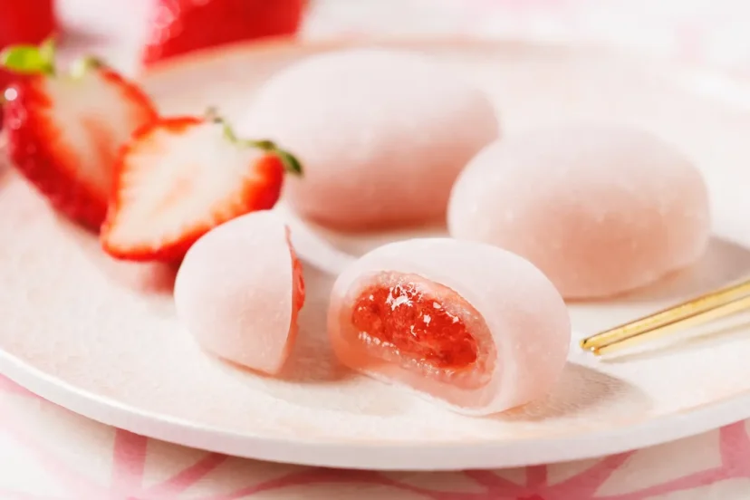 老鋪和菓子店【築地千歲】推出季節限定和風甜點「千歲草莓餅」，2 月 13 日起正式在羽田機場發售！ - 這裡胡說 JL TALKS