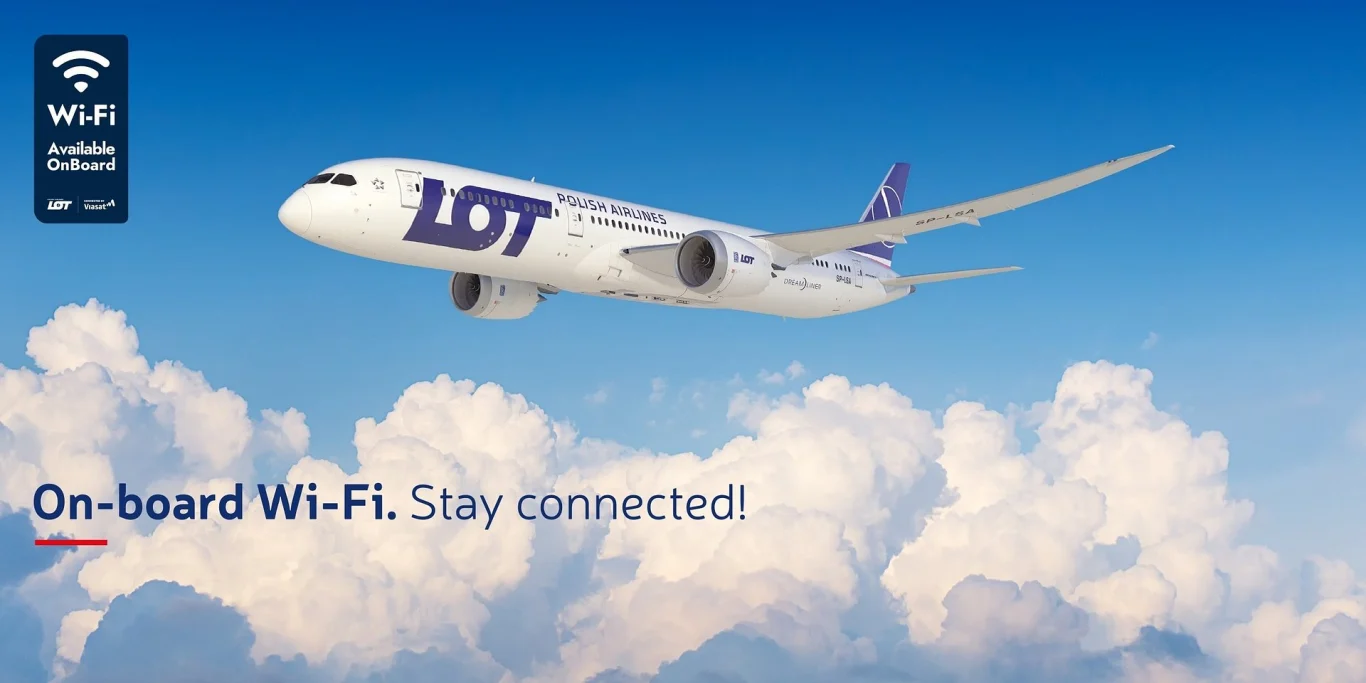 波蘭航空開始為旗下飛機配備機上 Wi-Fi 並使用Viasat 衛星網路 - 這裡胡說 JL TALKS