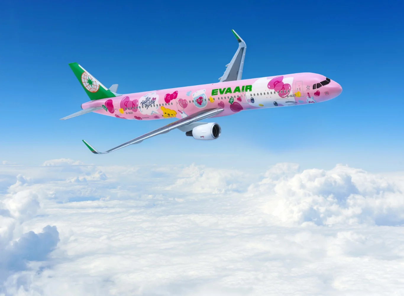 長榮航空五月起 高雄放大機種 東京、澳門、上海浦東航班都受惠  粉萌彩繪機則是投入高雄首爾航班營運 - 這裡胡說 JL TALKS