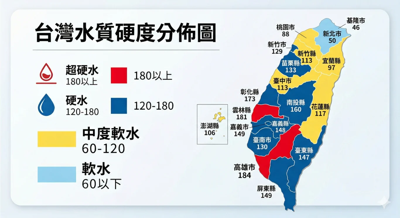 2026第一季資料，傑西大叔整理，資料來源：自來水公司淨水廠水質