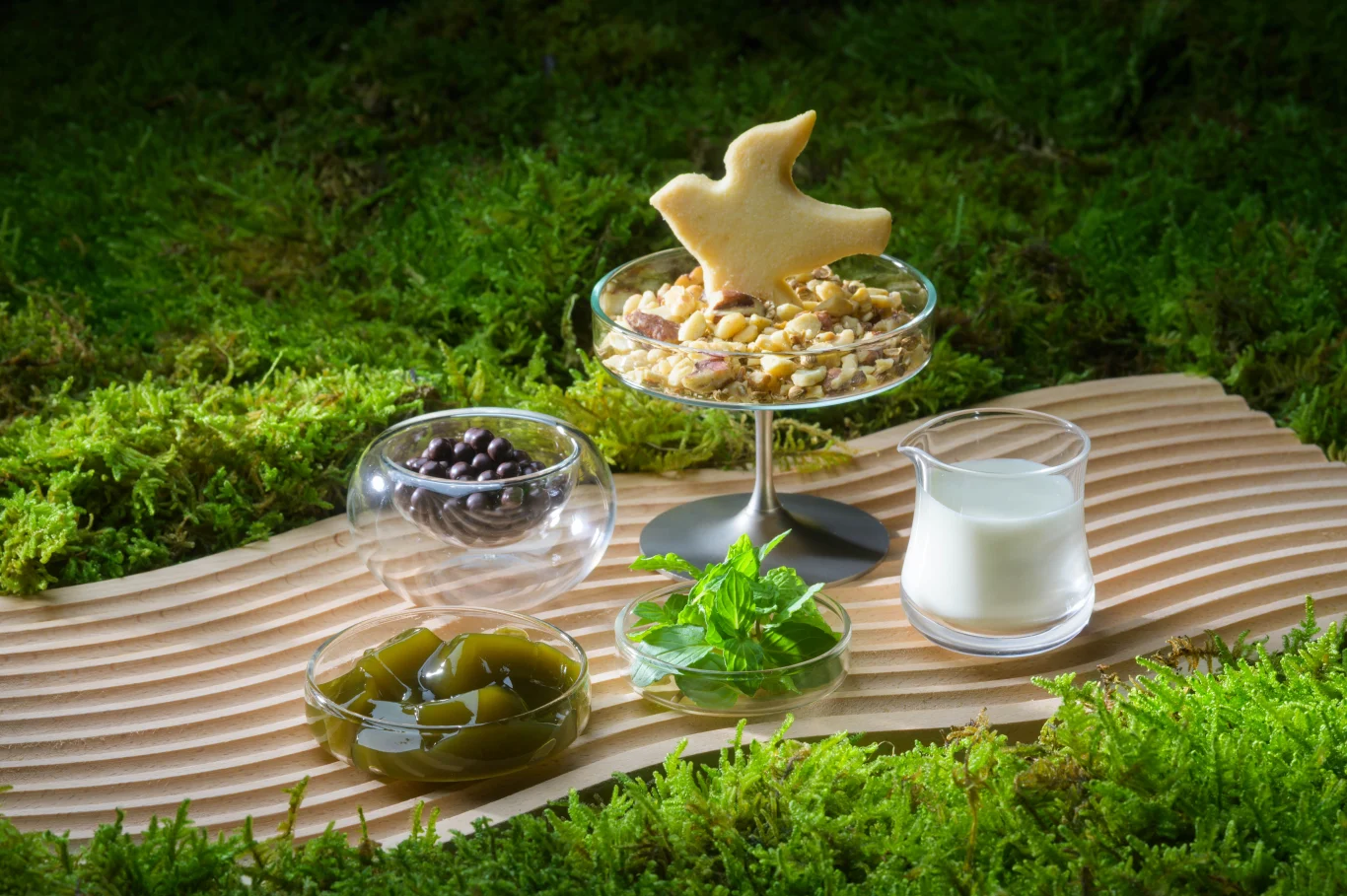 【奧入瀨溪流飯店】把苔玉吃下肚！把天然苔玉形成的過程為概念設計 推出刺激知性的刨冰「奧入瀨苔玉冰」 - 這裡胡說 JL TALKS