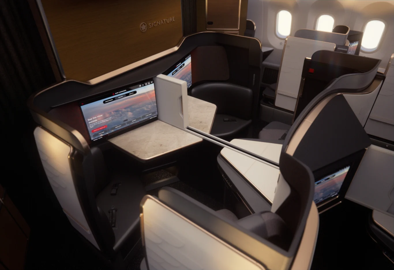 加拿大航空尊享商務艙套房 (Air Canada Signature Plus)