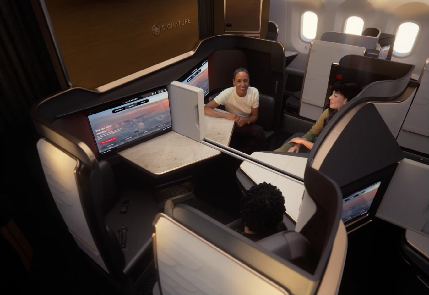 加拿大航空尊享商務艙套房 (Air Canada Signature Plus)