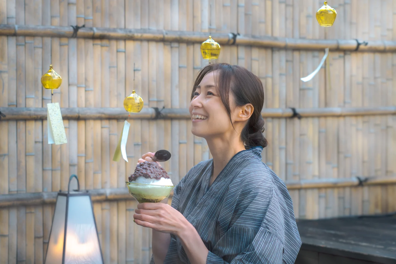 【界 秋保】與在地人氣名店「さいち」紅豆餡聯名，伴隨溪流美景品嚐夏日奢華「さいち紅豆冰」誕生 - 這裡胡說 JL TALKS