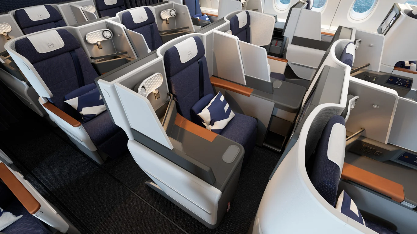 漢莎航空 首架配備全新商務艙的空中巴士 A380 正式起飛：高畫質機上娛樂系統與細緻服務