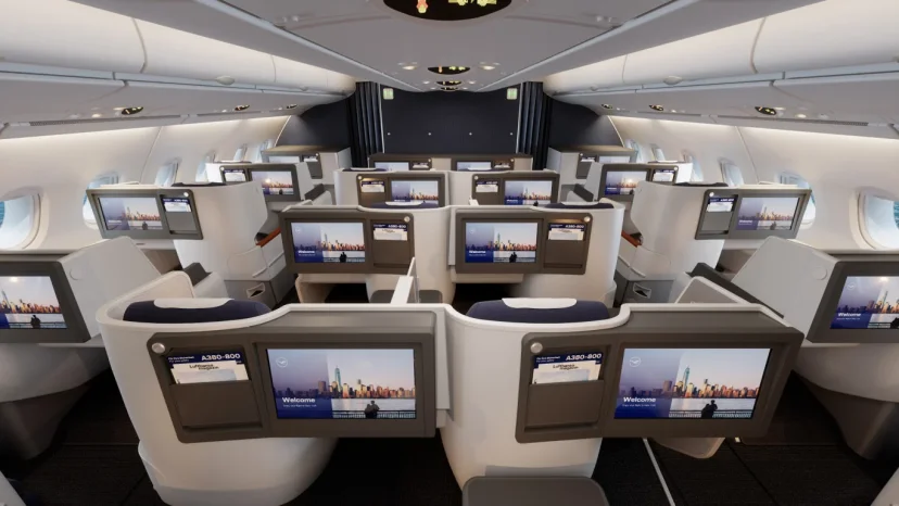 漢莎航空 首架配備全新商務艙的空中巴士 A380 正式起飛 - 這裡胡說 JL TALKS