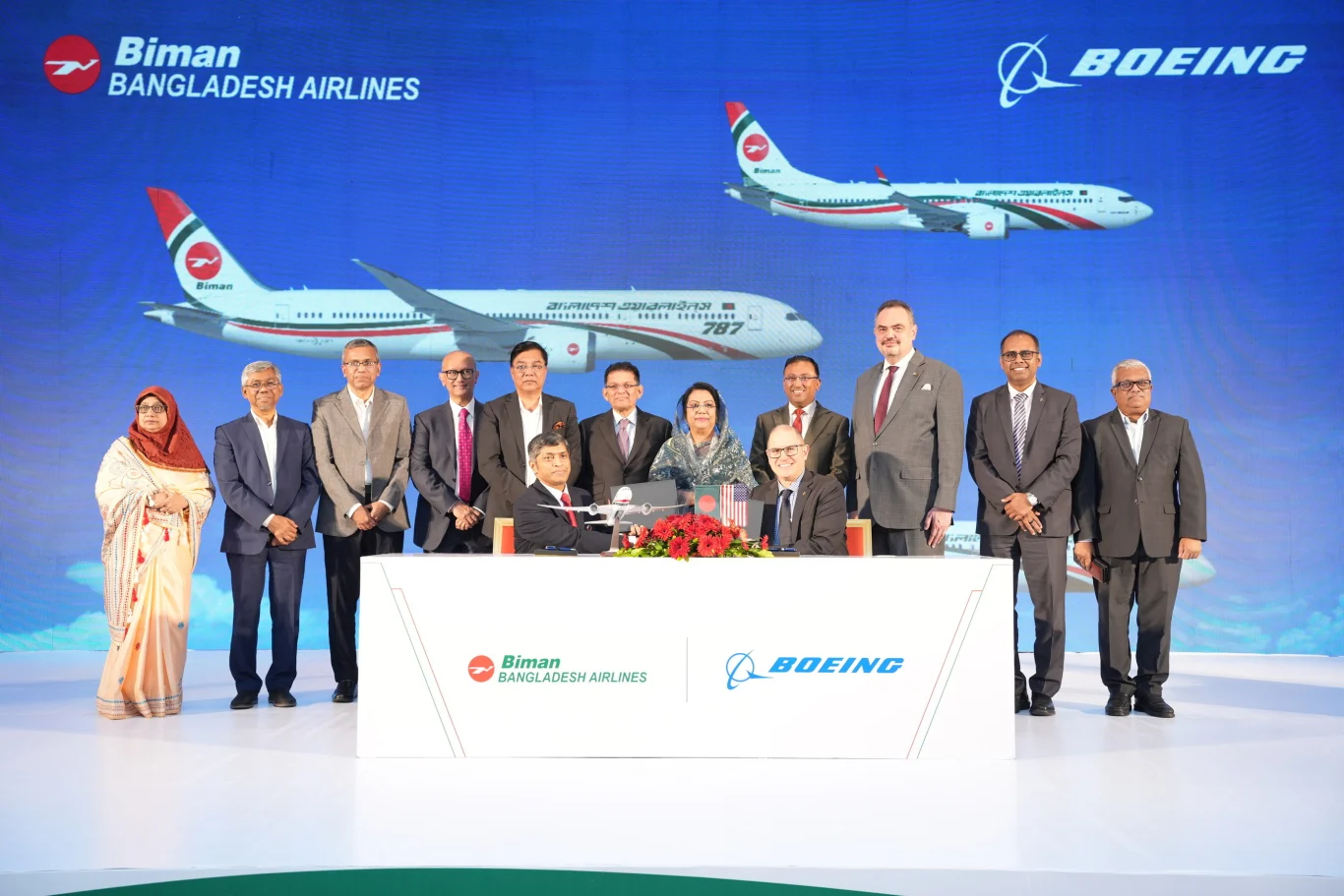 孟加拉航空訂購 14 架波音 787 夢幻客機與 737 MAX 客機:深化夥伴關係與提升旅客體驗 孟加拉航空訂購 14 架波音 787 夢幻客機與 737 MAX 客機:深化夥伴關係與提升旅客體驗