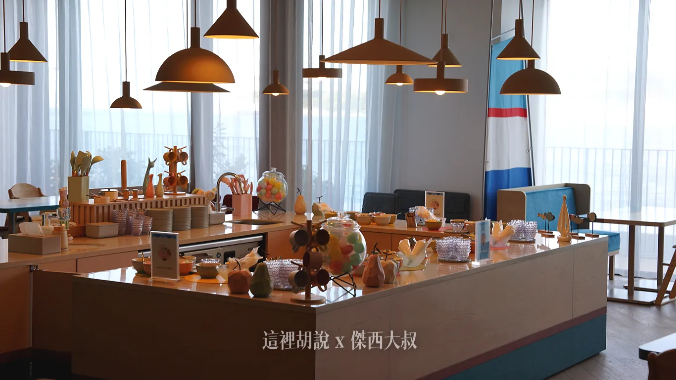 RISONARE 下關住宿開箱：PUKU PUKU 自助餐廳 河豚直接入菜 關門海峽絕景陪伴用餐 星野集團：PUKU PUKU 自助餐廳 晚餐