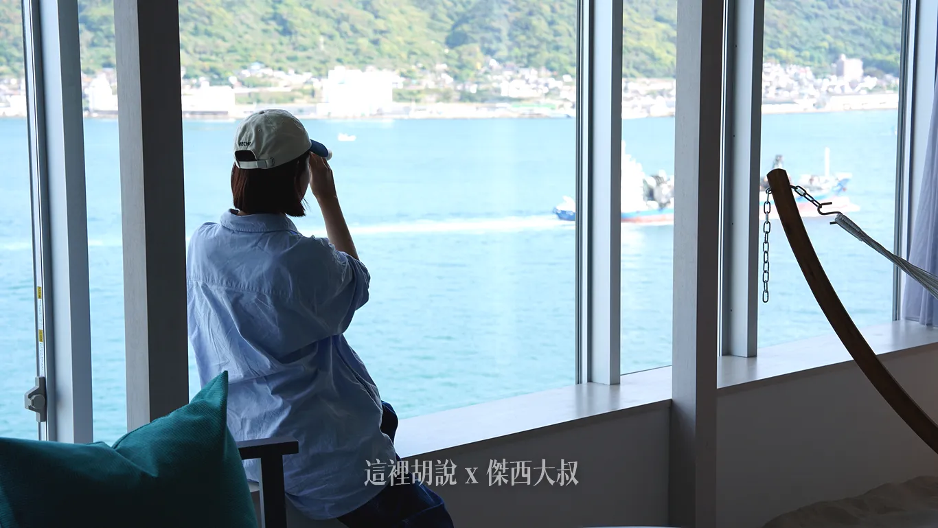 可以直接欣賞到關門海峽的美景