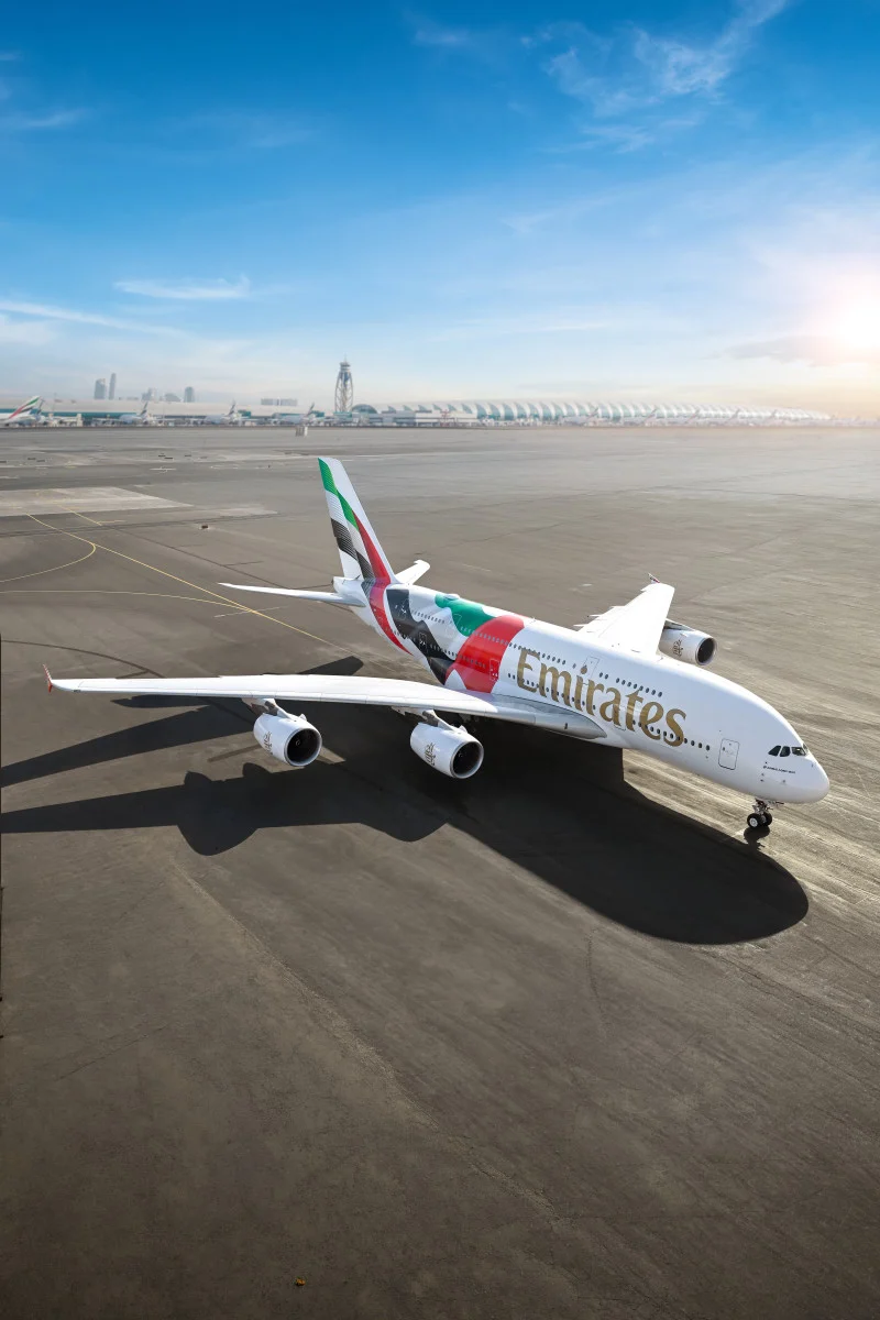 阿聯酋航空於 A380 客機推出亮眼全新阿聯國旗塗裝 - 這裡胡說 JL TALKS