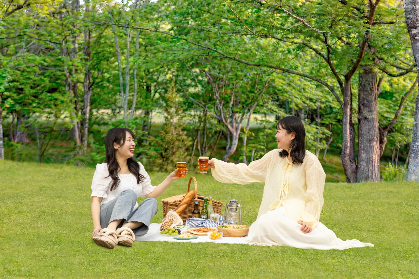星野溫泉 蜻蜓之湯前的廣場。