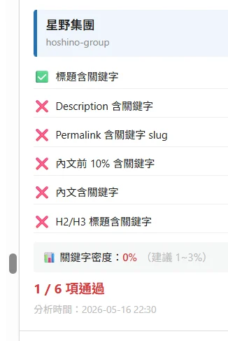 2026/5/17 核心關鍵字內容檢查  另外補充 WIKIDATA - 這裡胡說 JL TALKS