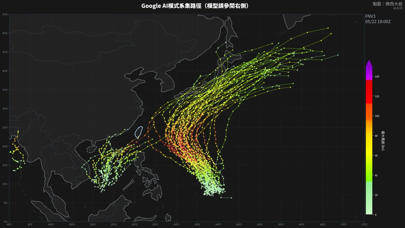2026/5/23 今天來更新的是氣象相關的模型資料：新系集圖表