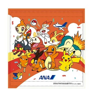 全日本空輸攜手寶可夢公司發表全新彩繪機設計 慶祝寶可夢誕生 30 周年：頭靠枕套