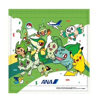 全日本空輸攜手寶可夢公司發表全新彩繪機設計 慶祝寶可夢誕生 30 周年：頭靠枕套