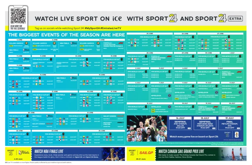 精彩賽事不漏接！阿聯酋航空透過 Sport 24 頻道於航班上現場直播 2026 年世界盃 - 這裡胡說 JL TALKS