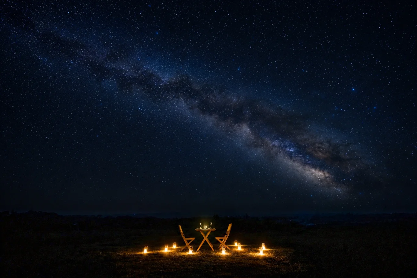 滿天星空底下的特等席