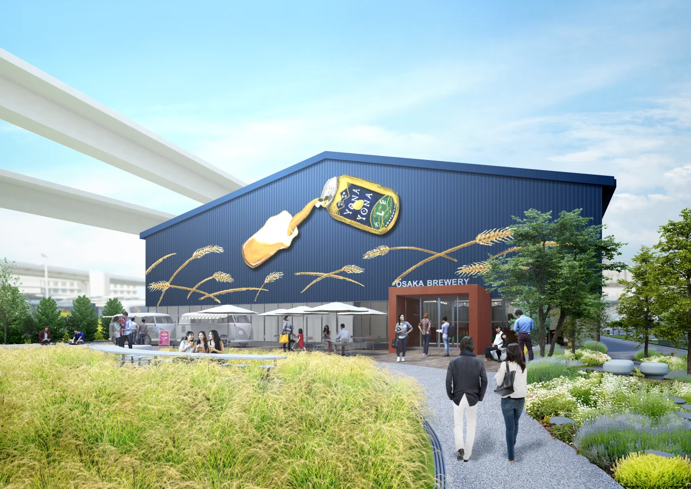 Yo-Ho Brewing 大阪釀酒廠 YONAYONA BEERISE 外觀。