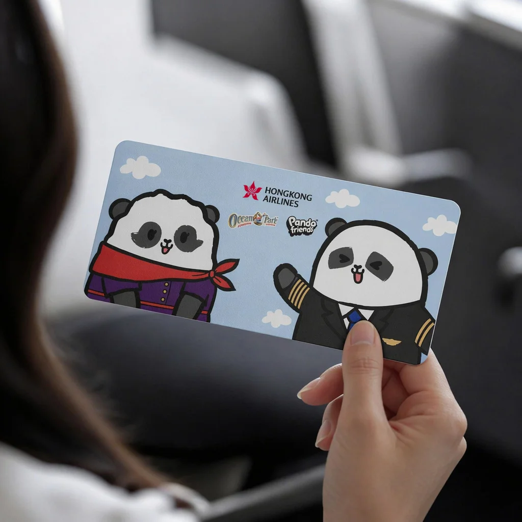 香港航空 X 海洋公園 Panda Friends 彩繪客機全面升級：全方位沉浸式體驗 由登機一刻起展開的大熊貓之旅