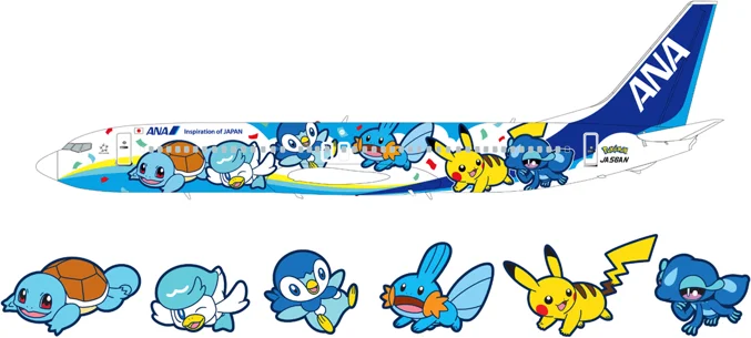 全日空發表「藍色寶可夢彩繪機」 攜手 Pokémon GO 展開 30 週年紀念全新合作 - 這裡胡說 JL TALKS