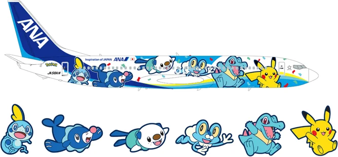 全日空發表「藍色寶可夢彩繪機」 攜手 Pokémon GO 展開 30 週年紀念全新合作 - 這裡胡說 JL TALKS