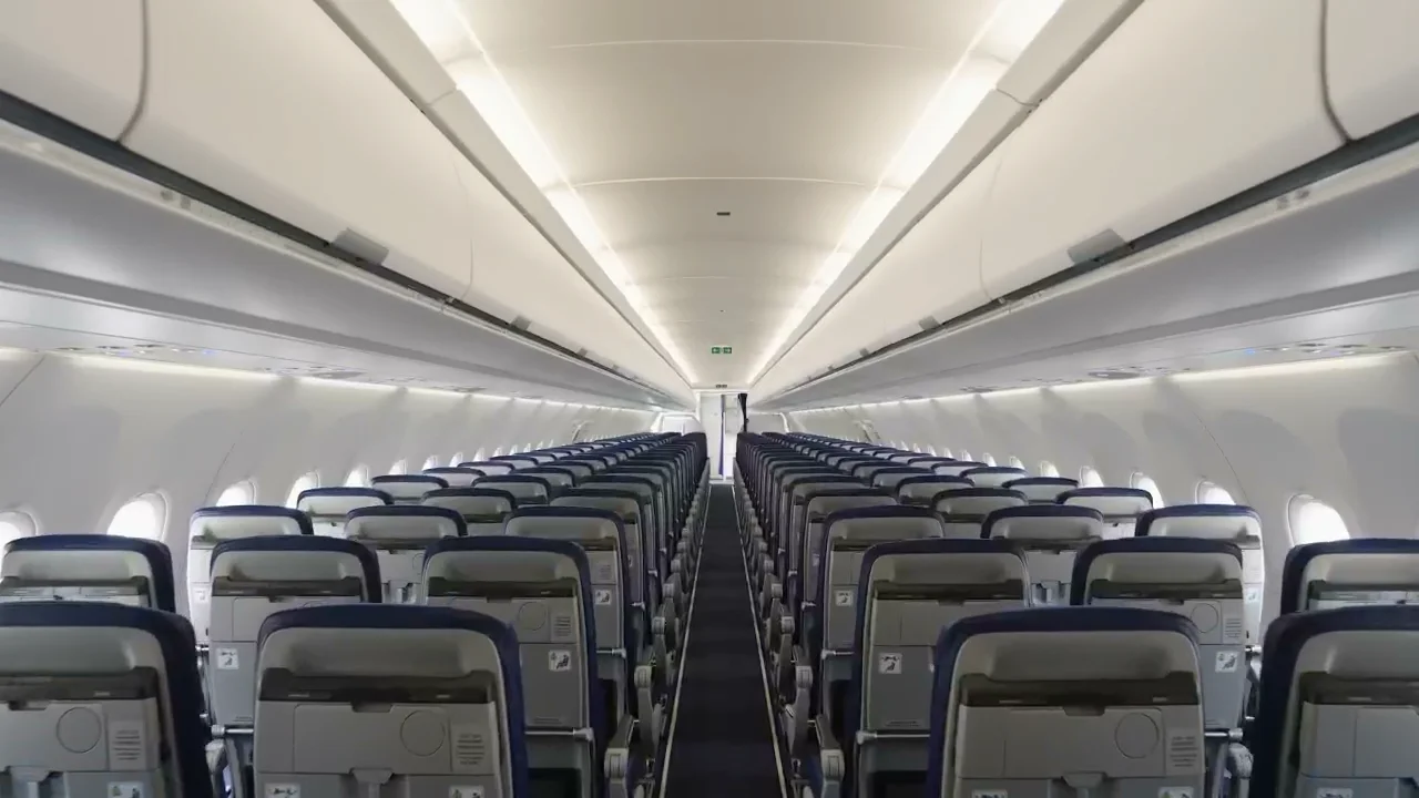 Airspace客艙設計 左右艙壁多出一英寸的空間