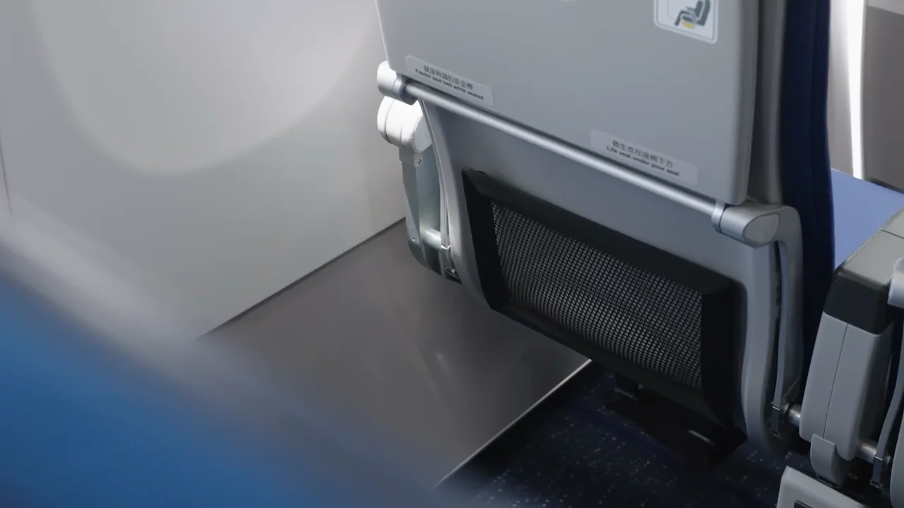 椅背置物空間方便檢查遺漏物品